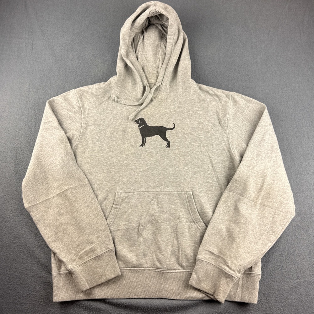 The Black Dog Hoodie Men's XL Gray Legacy Collection Graphic Pullover Sweatshirt